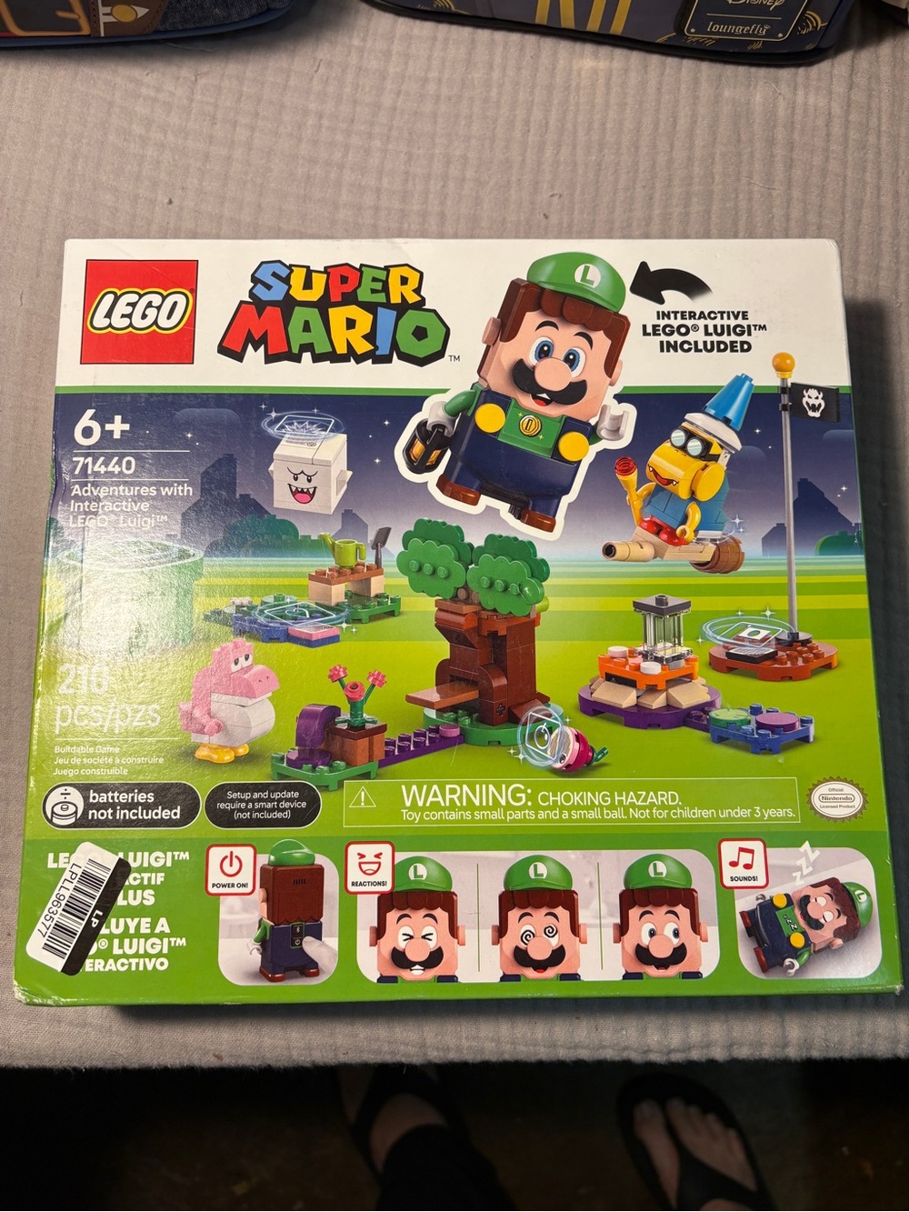 Nwt LEGO Super Mario Adventures with Interactive LEGO Luigi (Green)